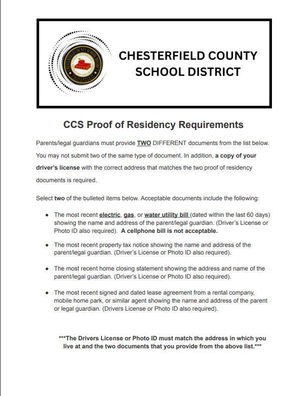 Documents needed for Registration