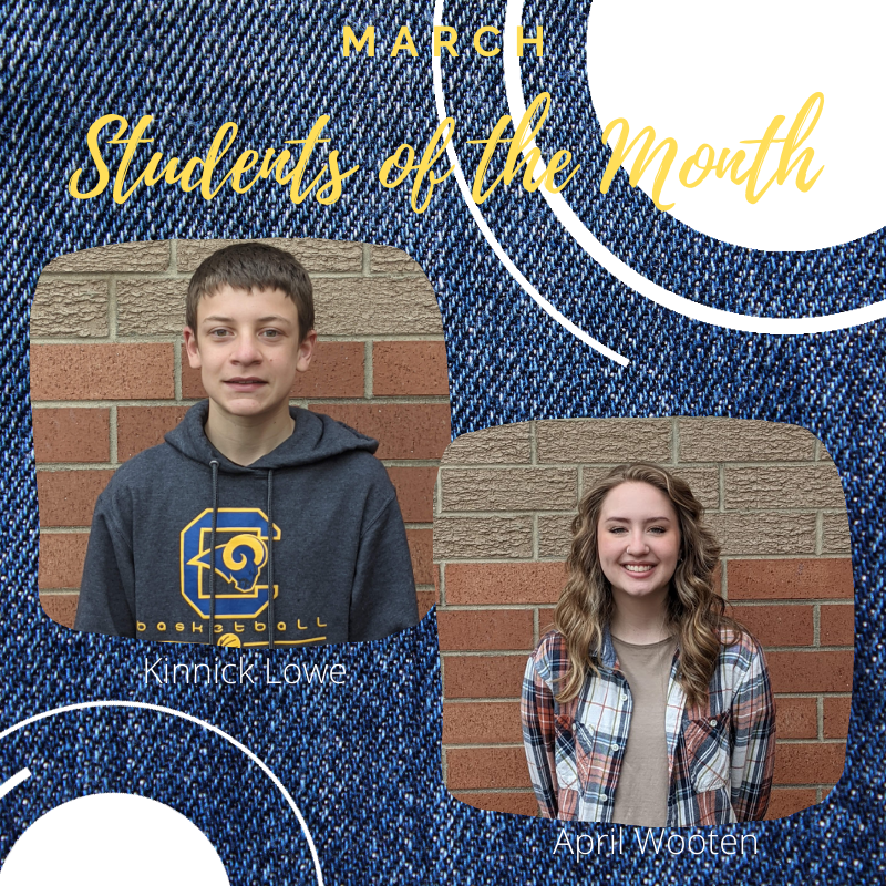 Congratulations to our March Students of the Month! Featured Photo