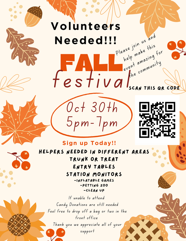 Volunteers Needed for TMSA’s Trunk or Treat and Fall Festival!