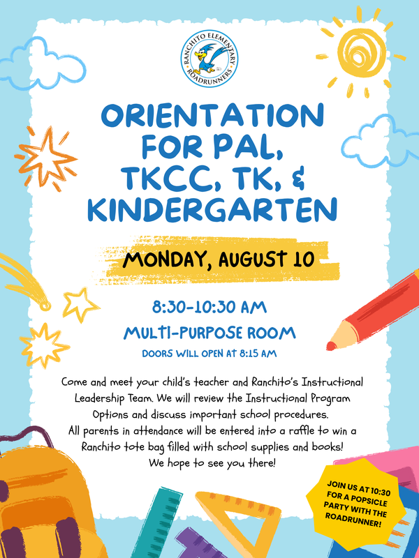 K Orientation flyer