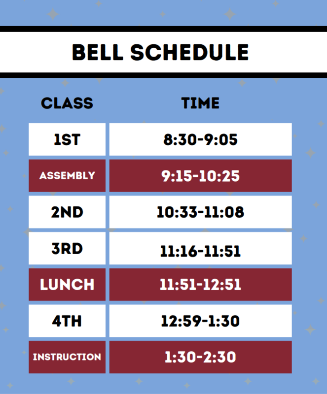 Dec 19 Bell Schedule