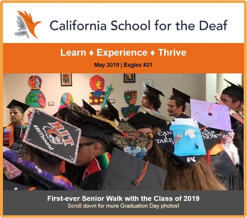 Graduates with decorative caps