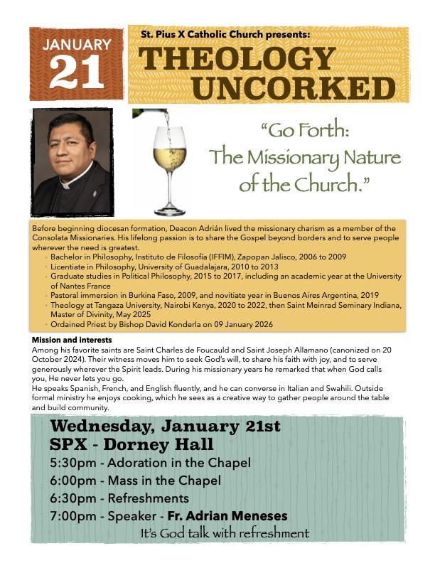 Theology Uncorked January 21, 2026