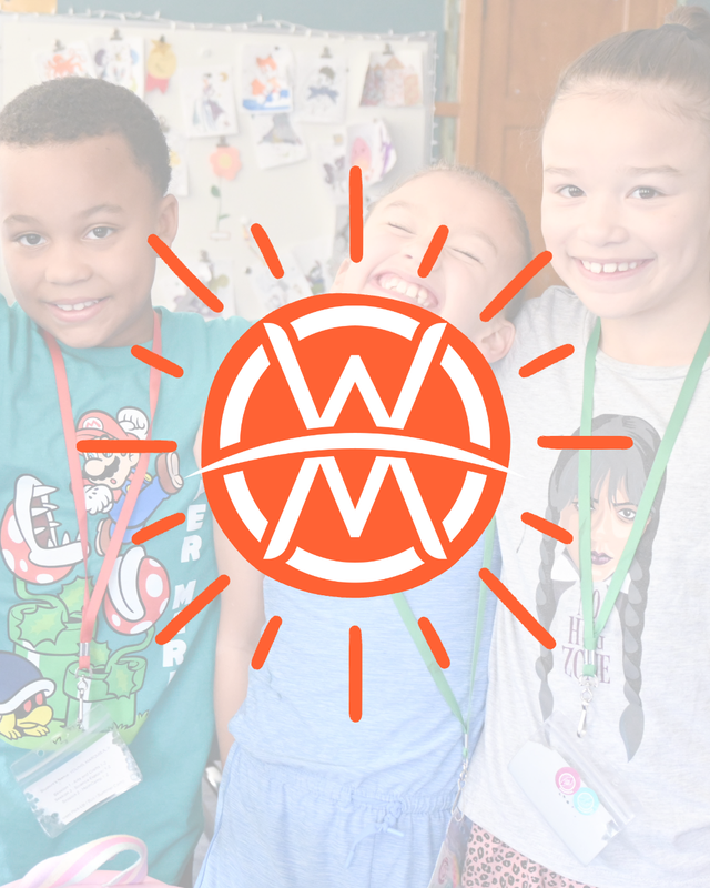 Summer learning main photo with sun and WAWM logo