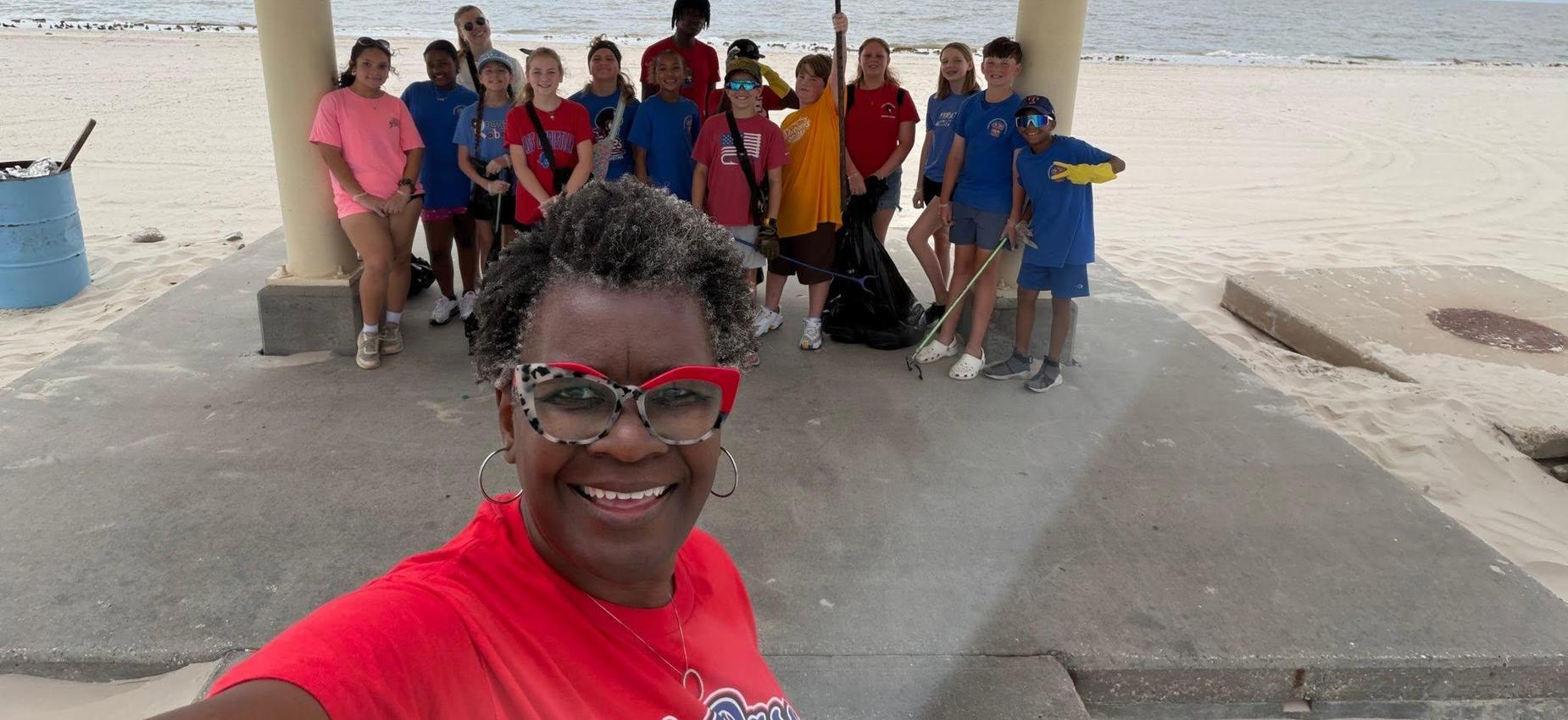 Superintendent's Student Leadership Council_Beach Clean Up