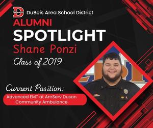 Shane Ponzi Alumni Spotlight - Class of 2019