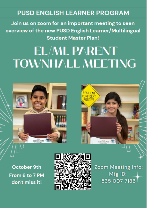 PUSD EL/ML Townhall Meeting 10-9-25 / Reunión del ayuntamiento de PUSD EL