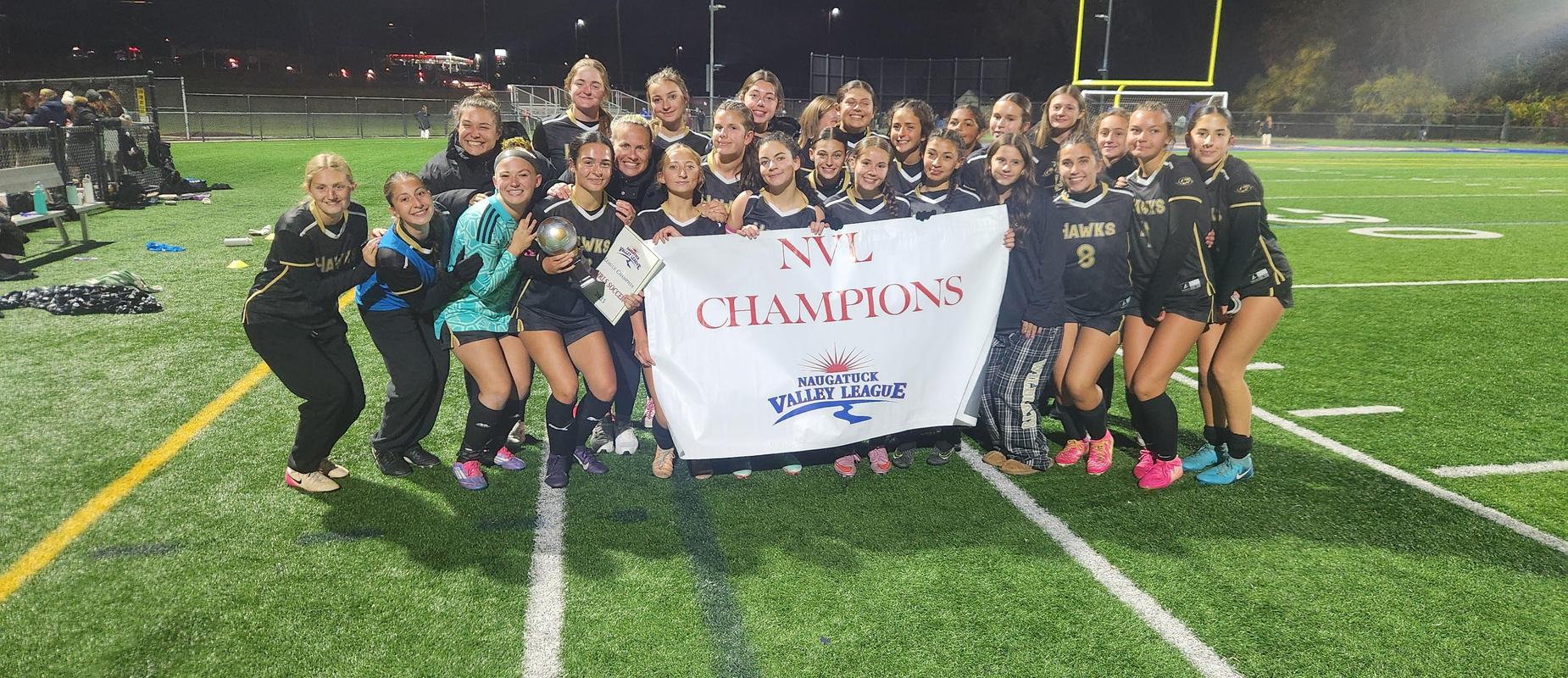 Girls soccer team wins NVL Championship