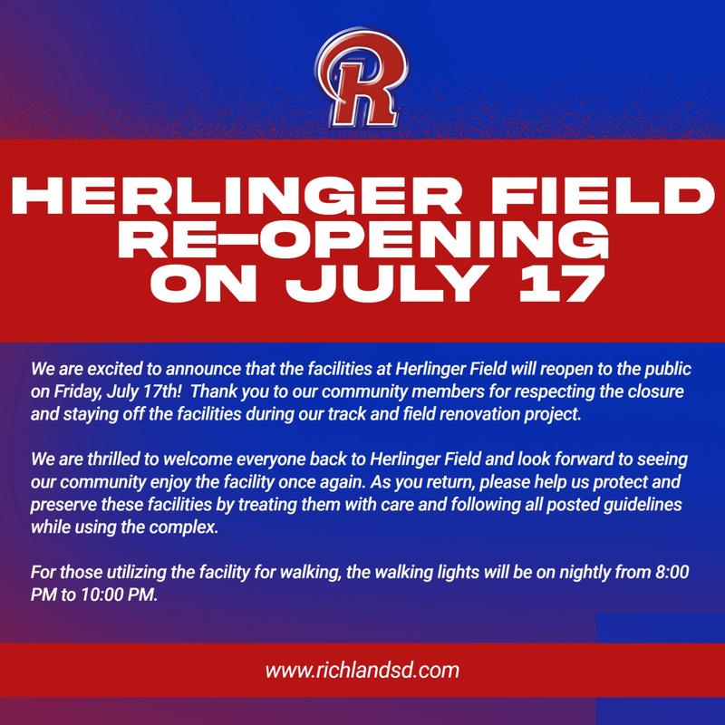 HERLINGER FIELD RE-OPENING ON JULY 17 Featured Photo