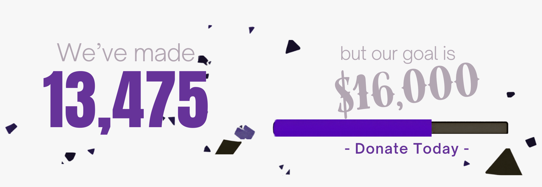 Fundraiser running total