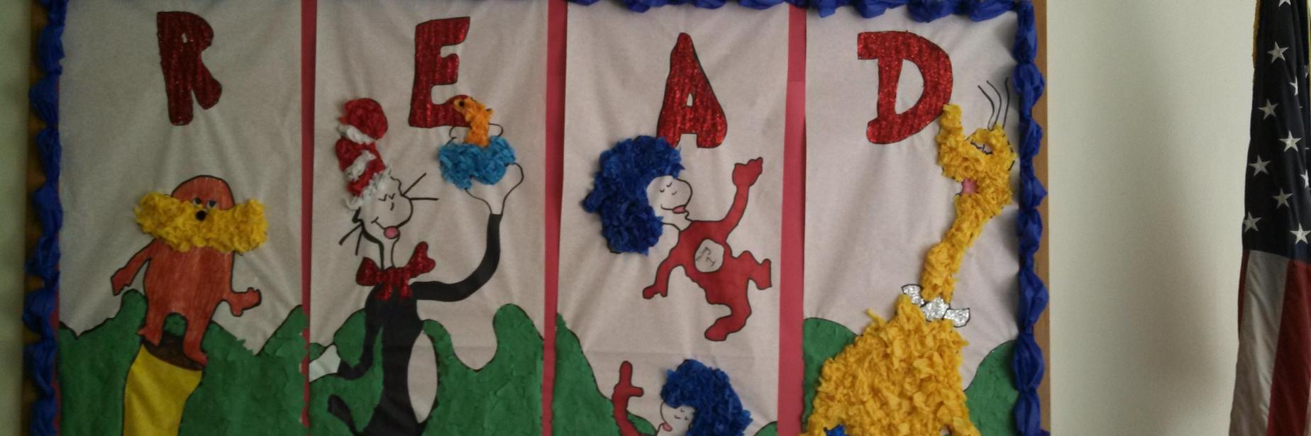 Reading bulletin board