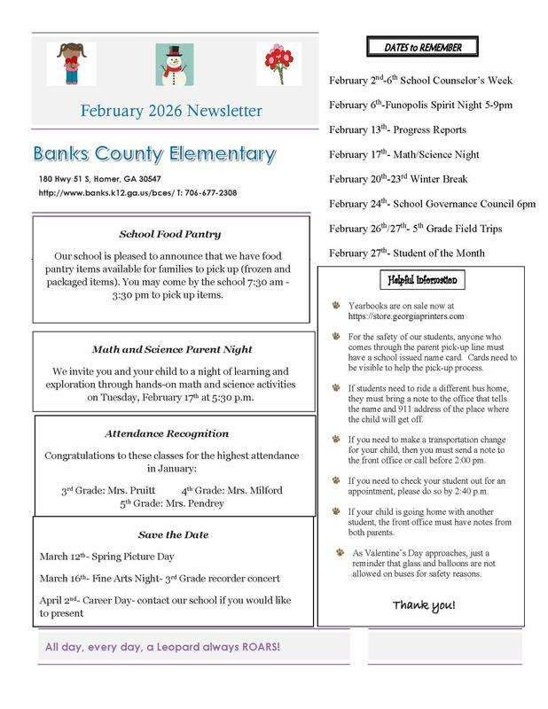BCES February Newsletter
