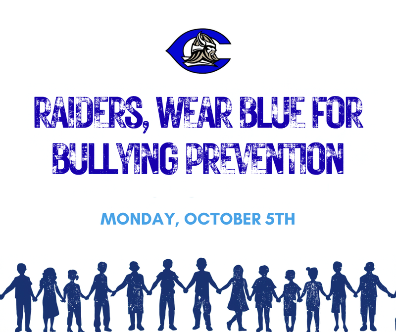 Wear Blue for Bullying Prevention