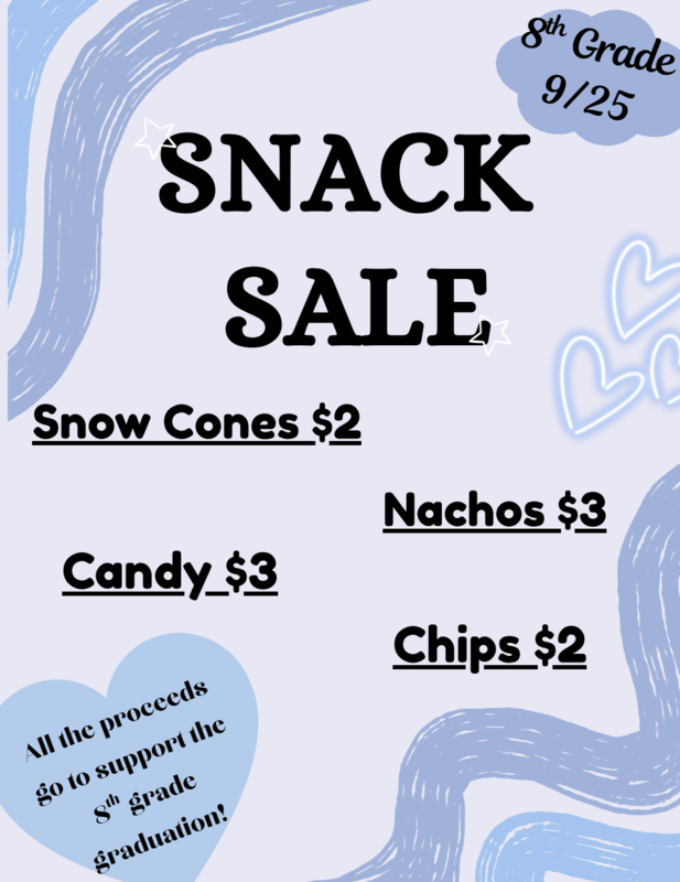 8th Grade Snack Sale Featured Photo
