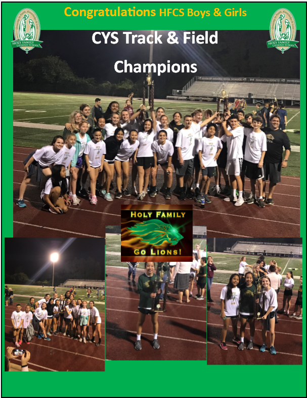 HFCS Middle School Track & Field CYS Champions Featured Photo