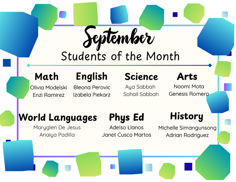 Student of the Month