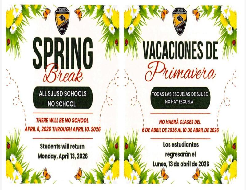 Spring Break Flyer