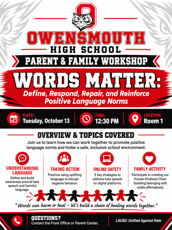 Owensmouth Family Meeting-October 13