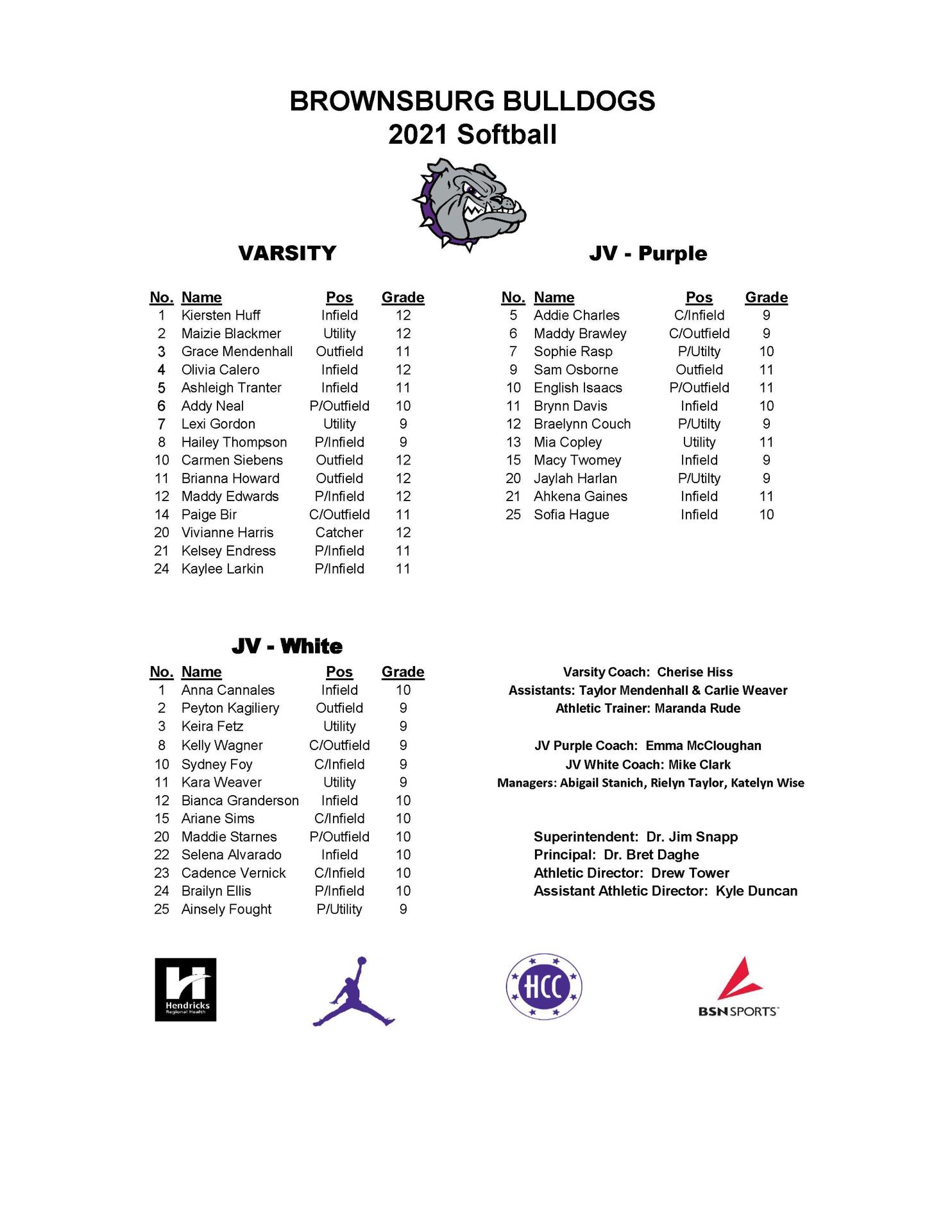 Brownsburg Softball
