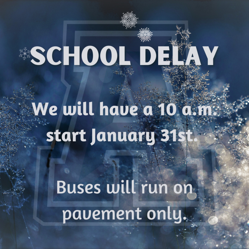 School Delay January 31st Featured Photo