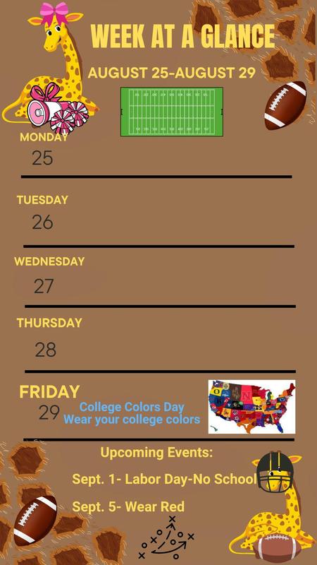 week at a glance