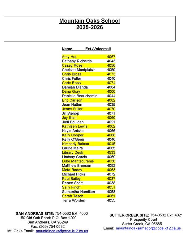 New Extensions Flyer