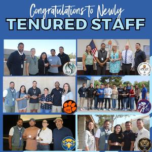EUHSD Celebrates Newly Tenured Staff