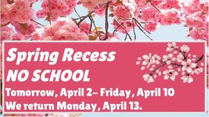 Spring Recess