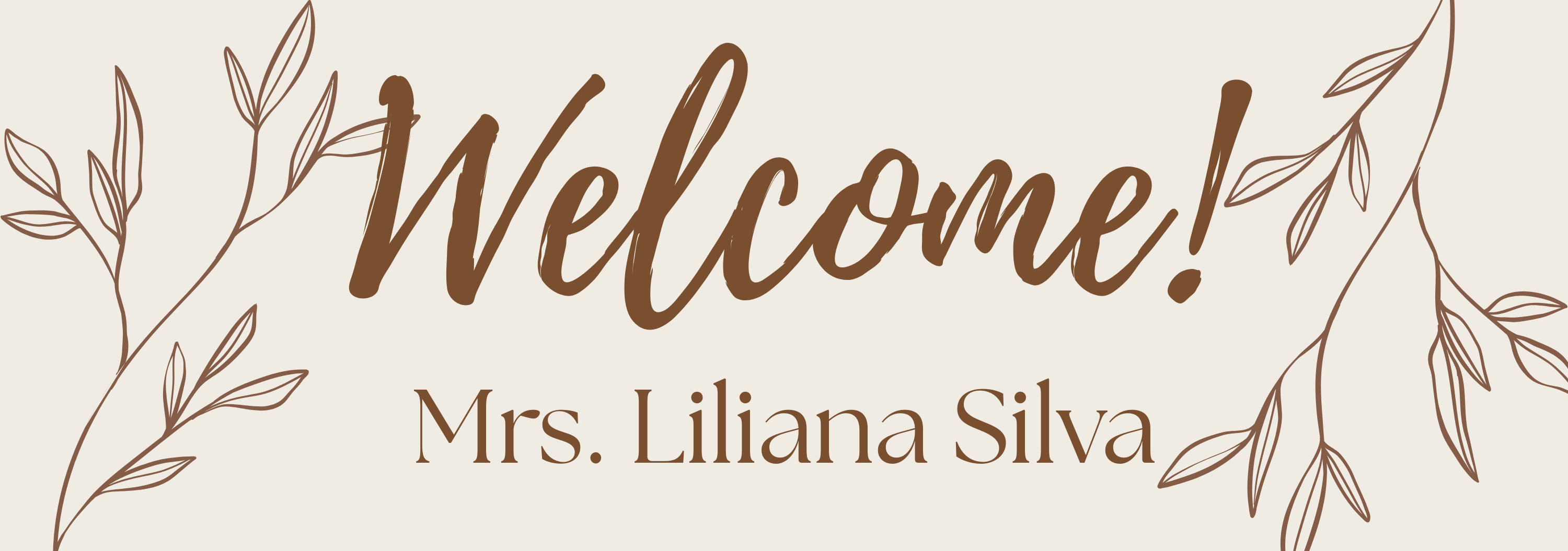 Welcome Banner