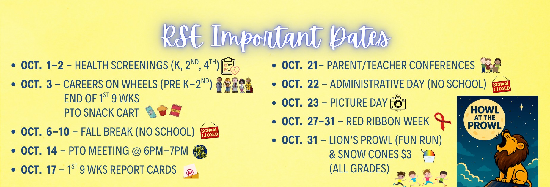 October Dates
