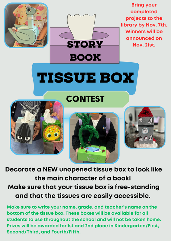 Book Tissue Box Contest
