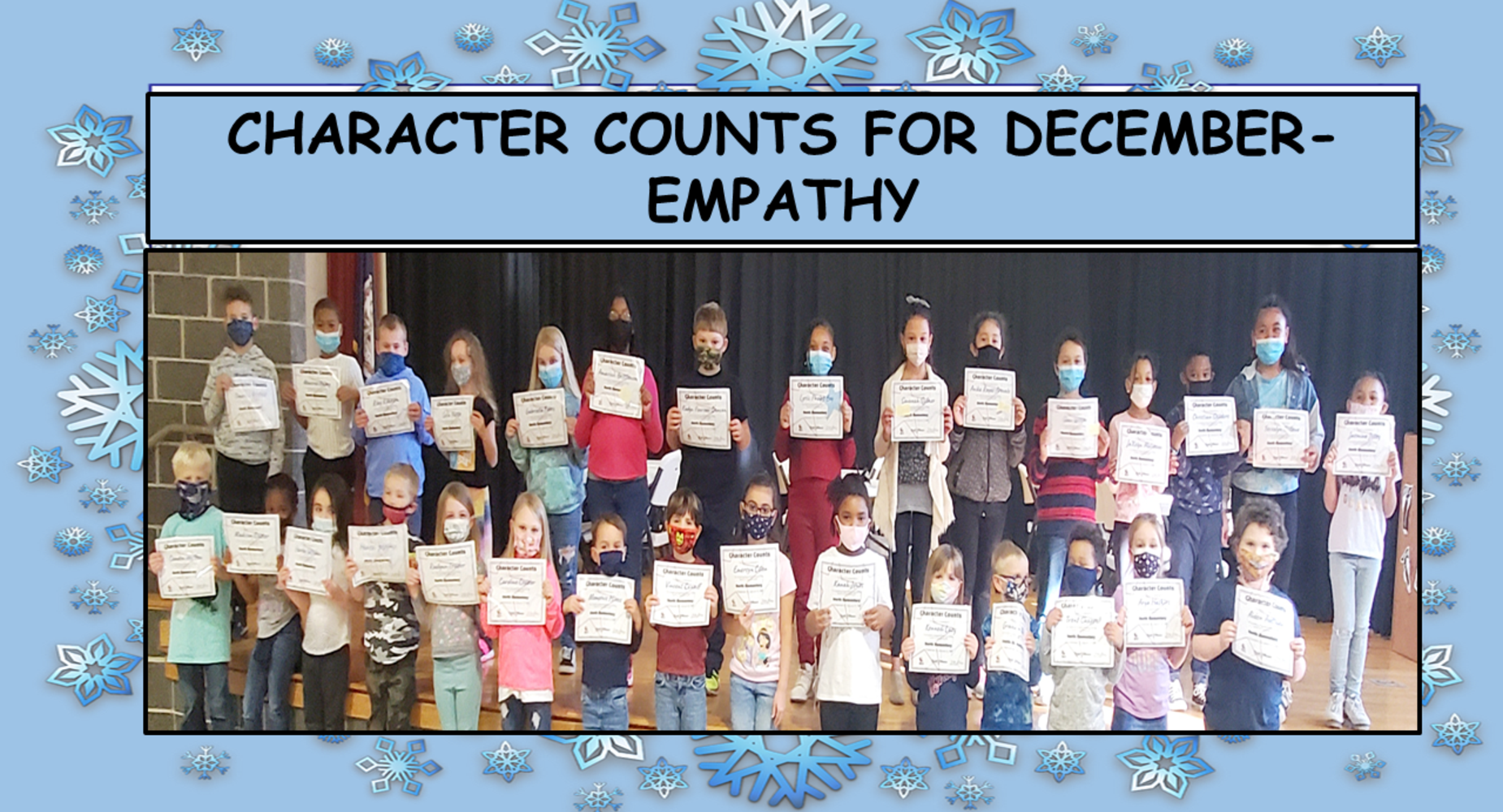 CHARACTER COUNTS FOR DECEMBER-EMPATHY