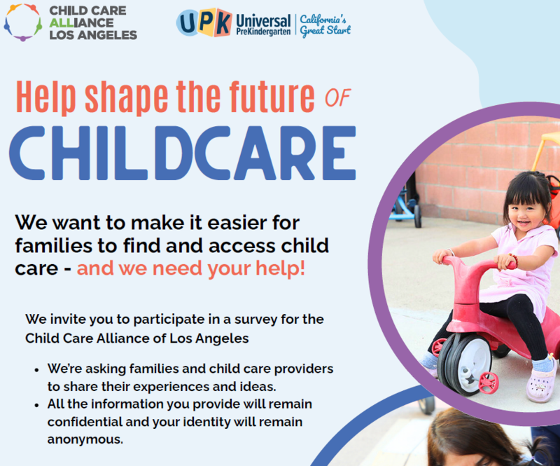 Survey Child Care Alliance of Los Angeles