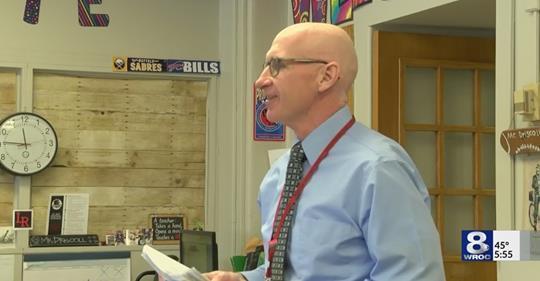 4th grade teacher Mr. Driscoll