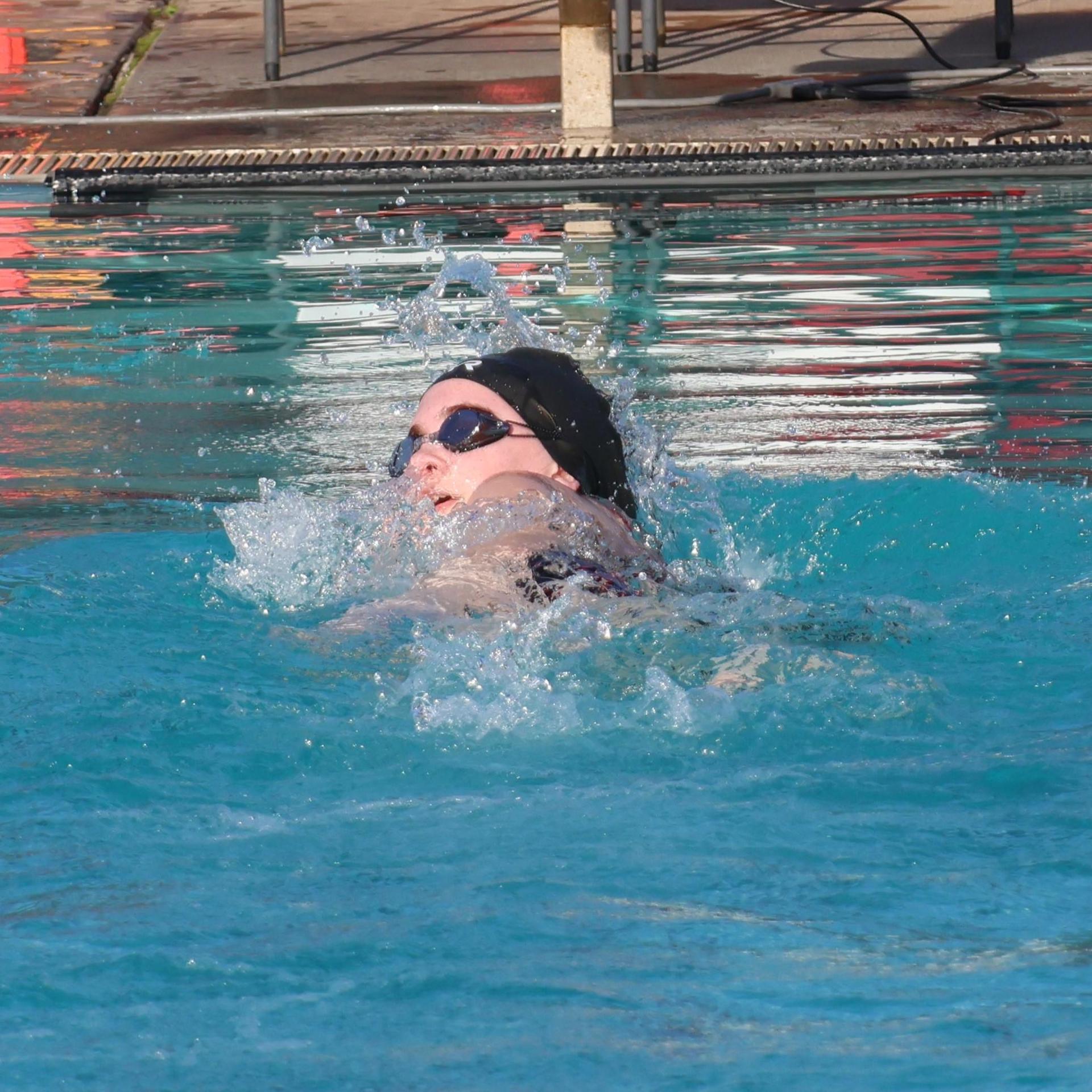 Trinity Bawdon swimming