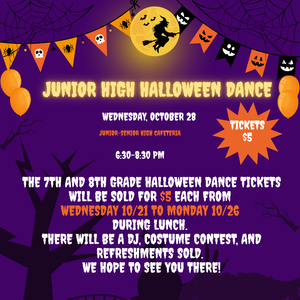 Dance ticket advertisement