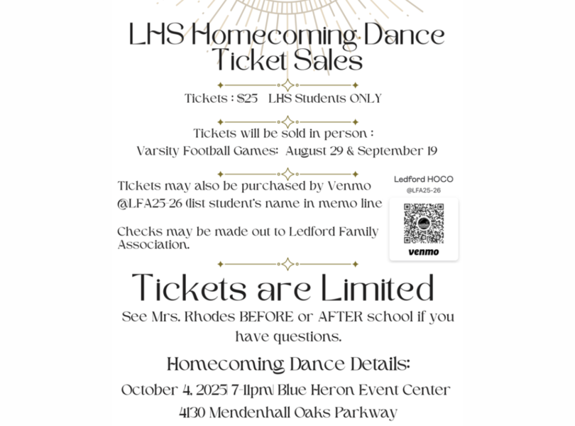Hoco tickets