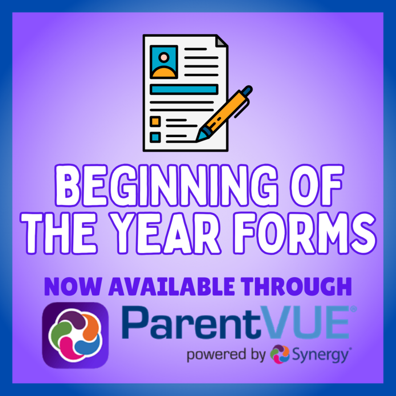 Beginning of the Year Forms