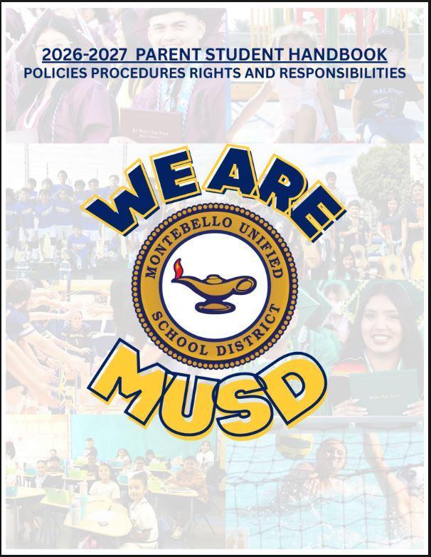 english version of the 2026-27 parent student handbook