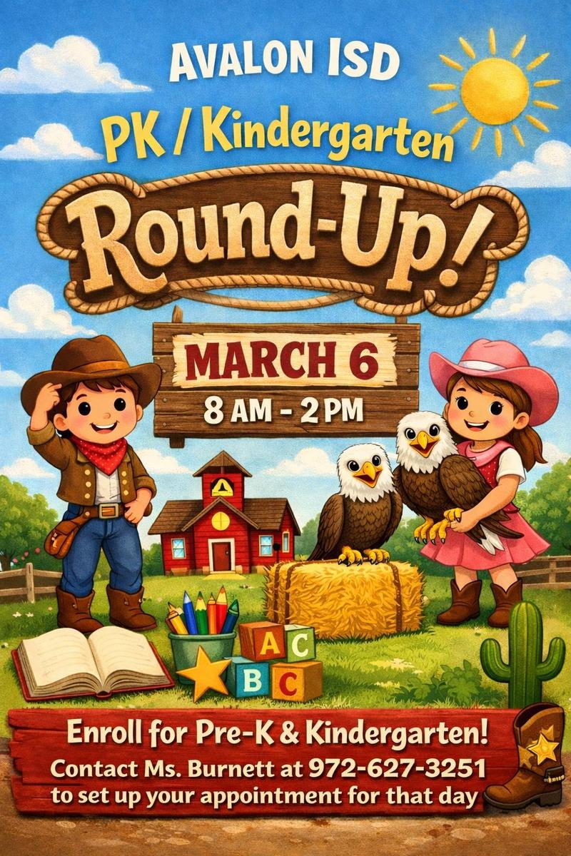 2026-2027 Pre-K/Kindergarten Round-Up!  March 6 Featured Photo