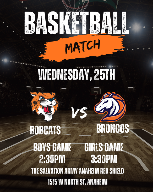 Boys and Girls Basketball Game Day Flyer
