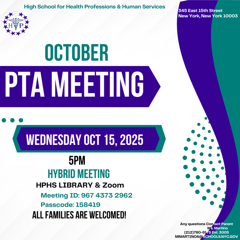 October Hybrid PTA Meeting