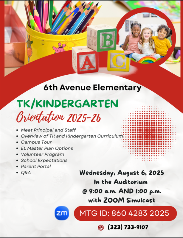 Wednesday, August 6 @ 9am or 1pm
