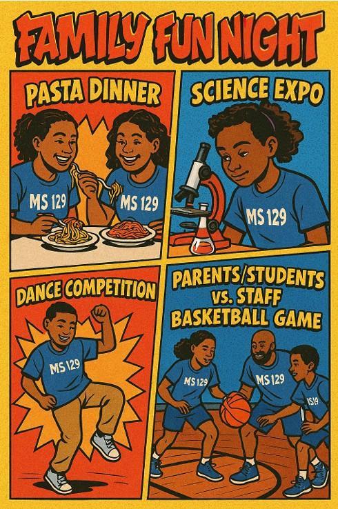 family fun night flyer