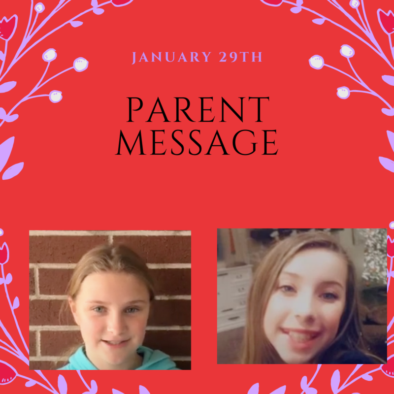 SCIS Parent Message: January 29th, 2021 Featured Photo