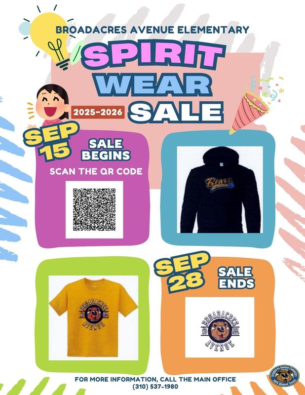 Spirit Wear Sale