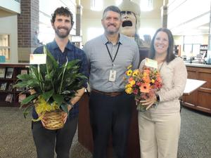 Westview's Teachers of the Year, Abby Martin and Jackson Caito