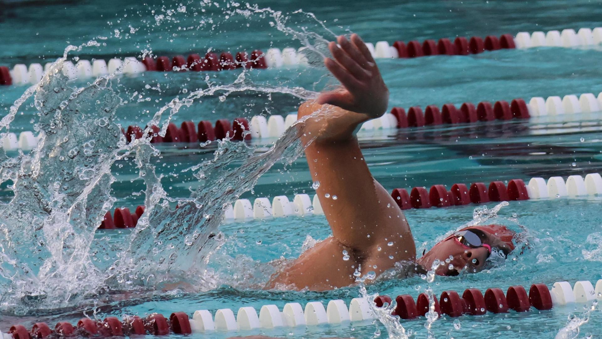 Ross Munoz swimming