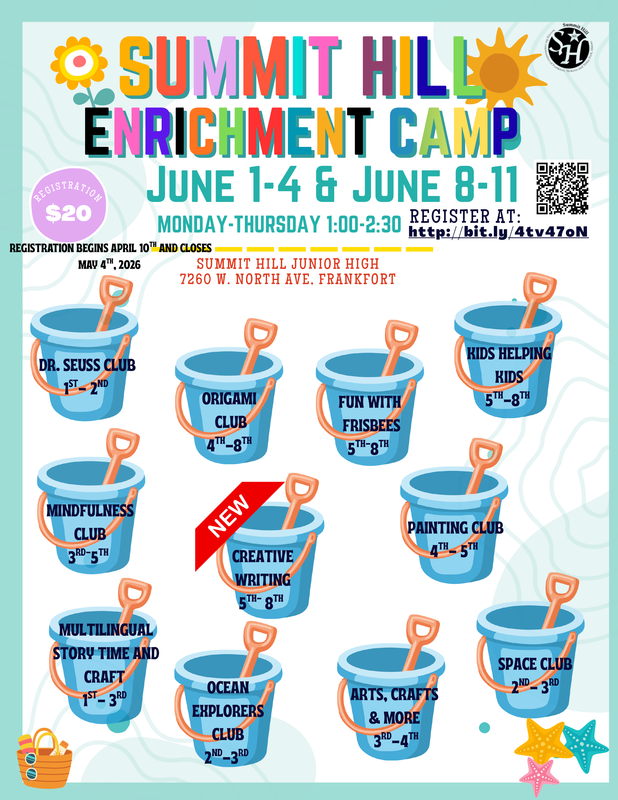 Summer Enrichment Camp Flyer