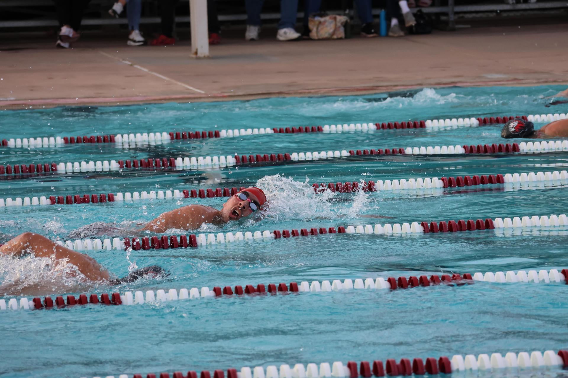 Ross Munoz swimming